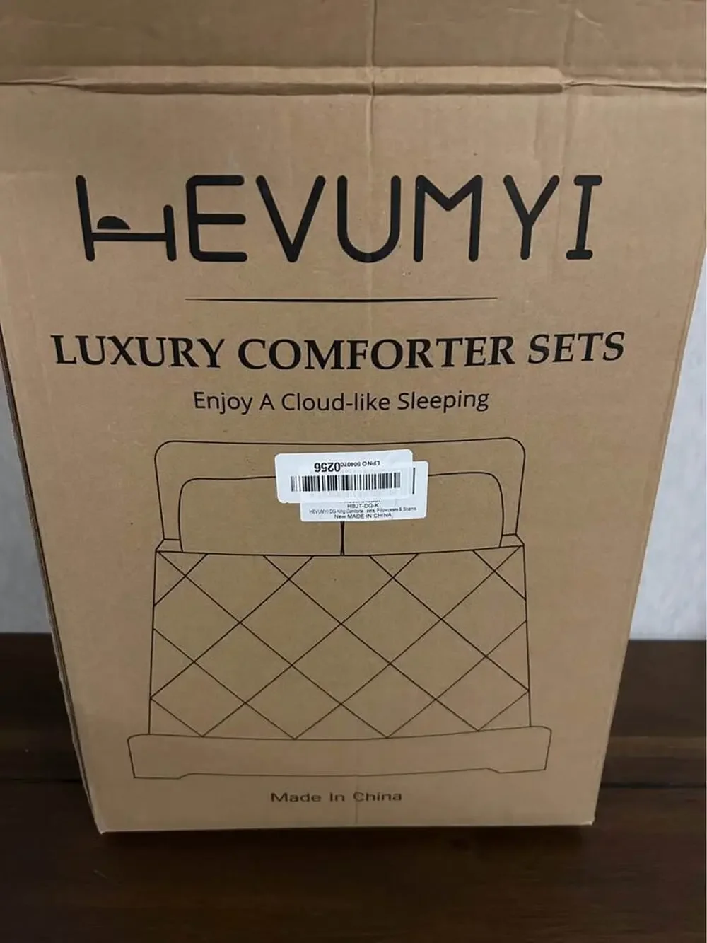 HEVUMYI Luxury King Comforter Set 7 Piece Dark Grey Bedding Bed in a Bag